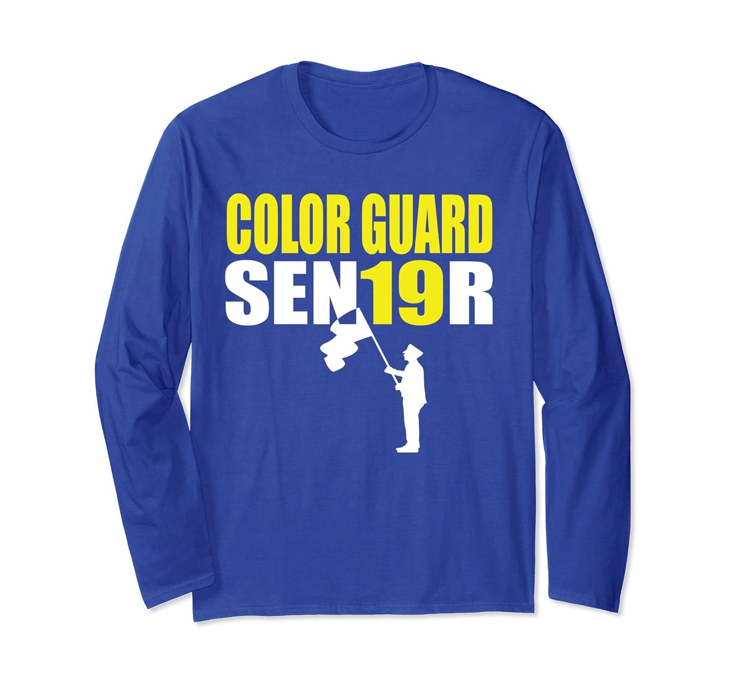 Senior Sen19r Color Guard Long Sleeve Shirt-anz