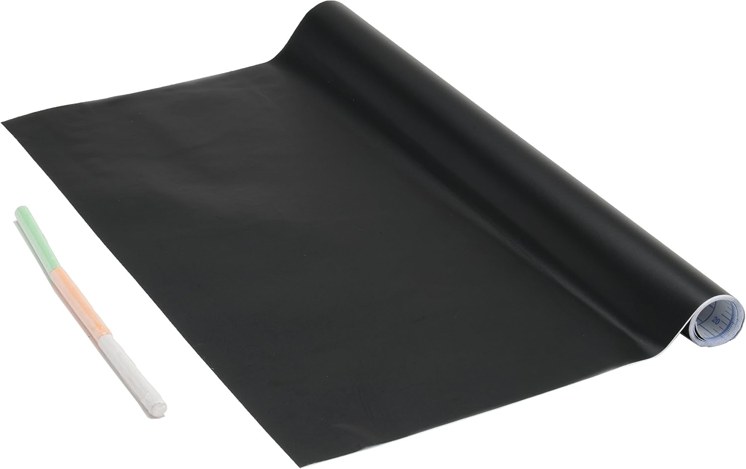 Venilia Self-Adhesive Blackboard Film with 3 Chalks, Chalk Film, Fridge Board, Matte Black, 45 cm x 1.5 m, Thickness 150 μ