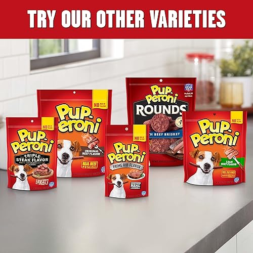 Pup-Peroni Triple Meat Lovers Dog Treats, Ounce in Kenya