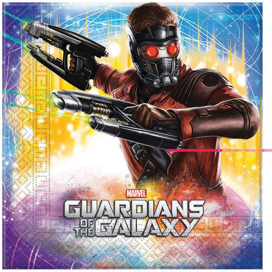 Unique Party 72019 - Marvel Guardians of the Galaxy Paper Napkins, Pack of 20