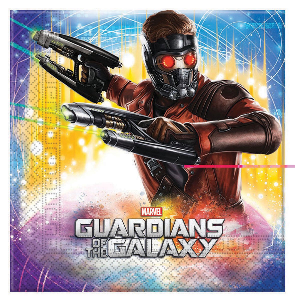 Unique Party 72019 - Marvel Guardians of the Galaxy Paper Napkins, Pack of 20