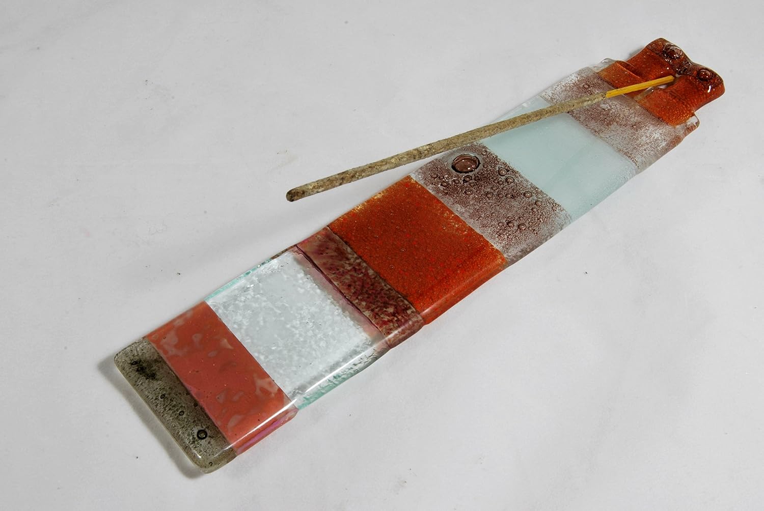Glass incense holder pink Amazon.co.uk Handmade