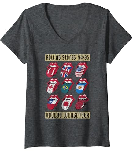 ROLLING STONES tシャツ Amazon.com: Womens Official The Rolling Stones HD Multi Color