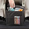 High Road TrashStand Weighted Car Trash Can with Lid and Leakproof Lining
