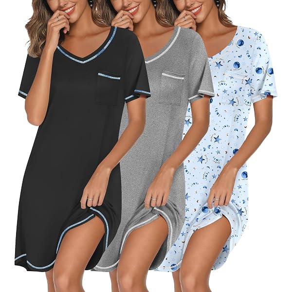 WiWi Soft Women's Bamboo Viscose Nightgown - Sleeveless Tank Night Dress, Plus Size Sleepshirt, Aqua Color