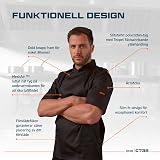 Portwest C738 Chef Jacket Short Sleeve MeshAir Ventilation Slim Fit Kingsmill view 3