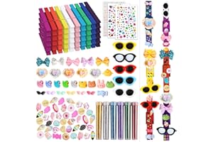 50 Set Cheer Pins Spirit Clips, CNYMANY Wooden Clothespins for Backpacks Decorations Includes Mini DIY Resin Duck Glasses Col