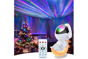 Rossetta Astronaut Galaxy Projector, Star Projector for Bedroom, Dimmable LED Night Light for Kids with Timer and Remote, Space Astronomy Themed Room Decor Aesthetic, Gifts for Christmas, Birthdays