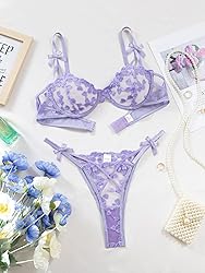 Lilosy Sexy Cute Underwire Push Up Strappy Heart