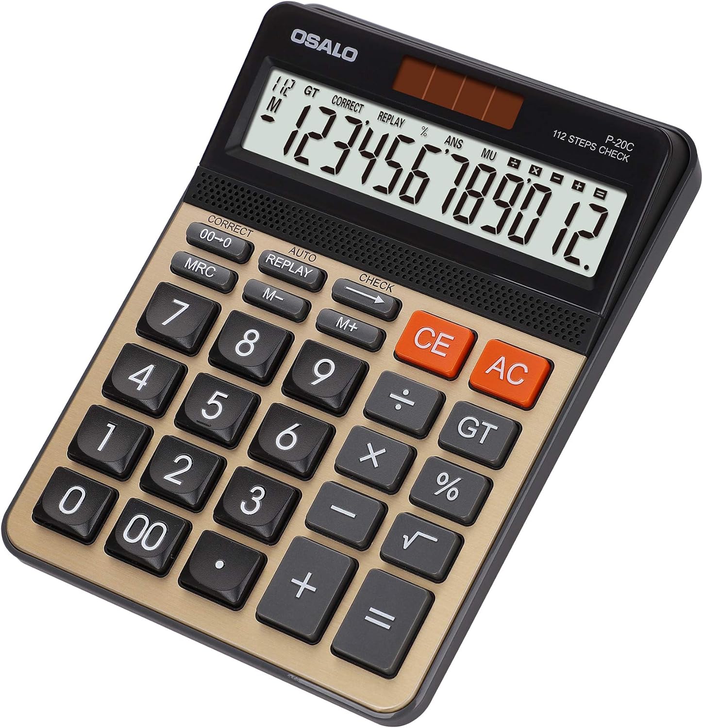 OSALO Taschenrechner Bürorechner Großes Display Große Tasten 12 ...