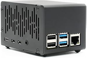 KKSB CASES KKSB Rock 4 C+ Case - Sandblasted Aluminum – Space for Addons – Supports SMA Antenna Connector