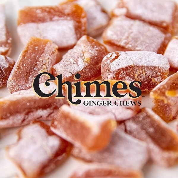 CHIMES MANGO GINGER CHEWS, 1LB BAG