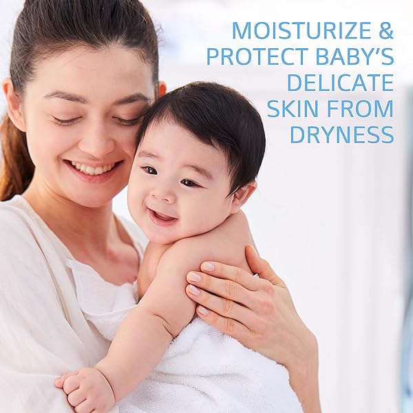 CETAPHIL BABY DAILY LOTION WITH ORGANIC CALENDULA |VITAMIN E | SWEET ALMOND & SUNFLOWER OILS |13.5 FL. OZ