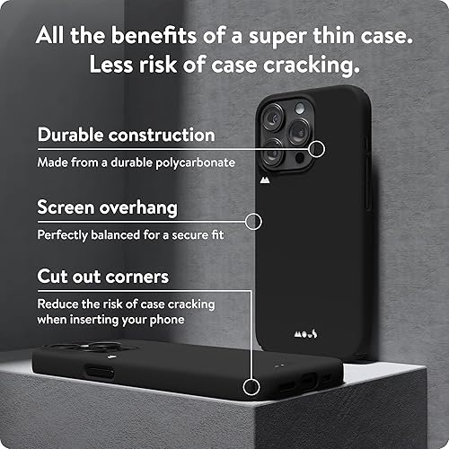 Mous for iPhone 15 Pro Max Case MagSafe Compatible Super Thin