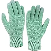 FZ FANTASTIC ZONE Winter Gloves for Women Cold Weather with Touch Screen Chenille Knit Thermal Warm Gloves Gifts