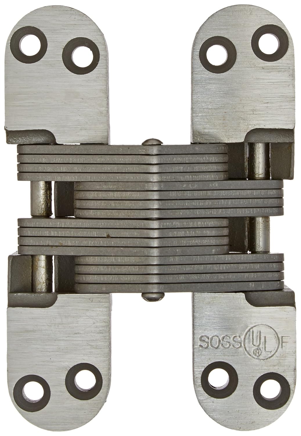 Soss 418ss Stainless Steel 20 90 180 Min Fire Rated Hinge For 1 75 Doors Satin Stainless Steel Exterior Finish Black Model Number 418ssus32d Hardware Hinges Amazon Com Industrial Scientific