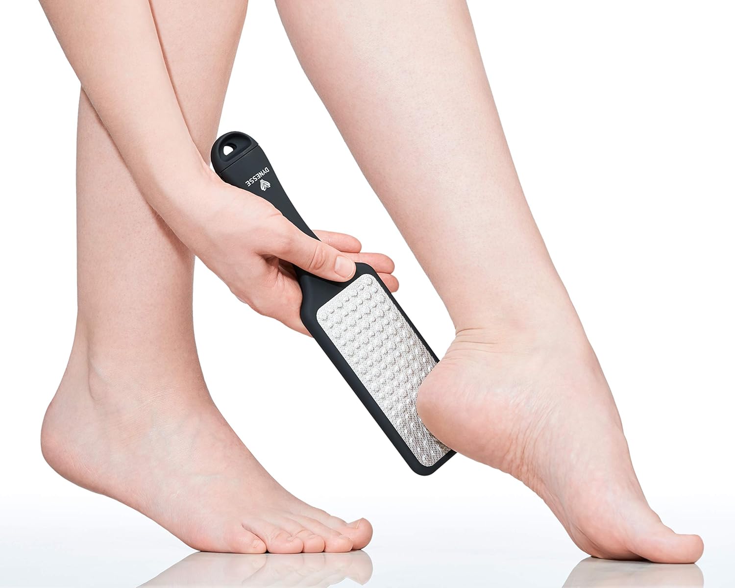 Next Generation 3-in-1 Pedicure Foot File. Callus Remover for Feet. Foot Scrubber with Ergonomic Design. Stainless Steel Foot Exfoliator for Spa and Pedicure. Pumice Stone for Feet.: Health & Personal Care