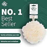 So Eco Bath & Shower Pouf 100% Recycled Netting Gentle Exfoliating Sponge view 4