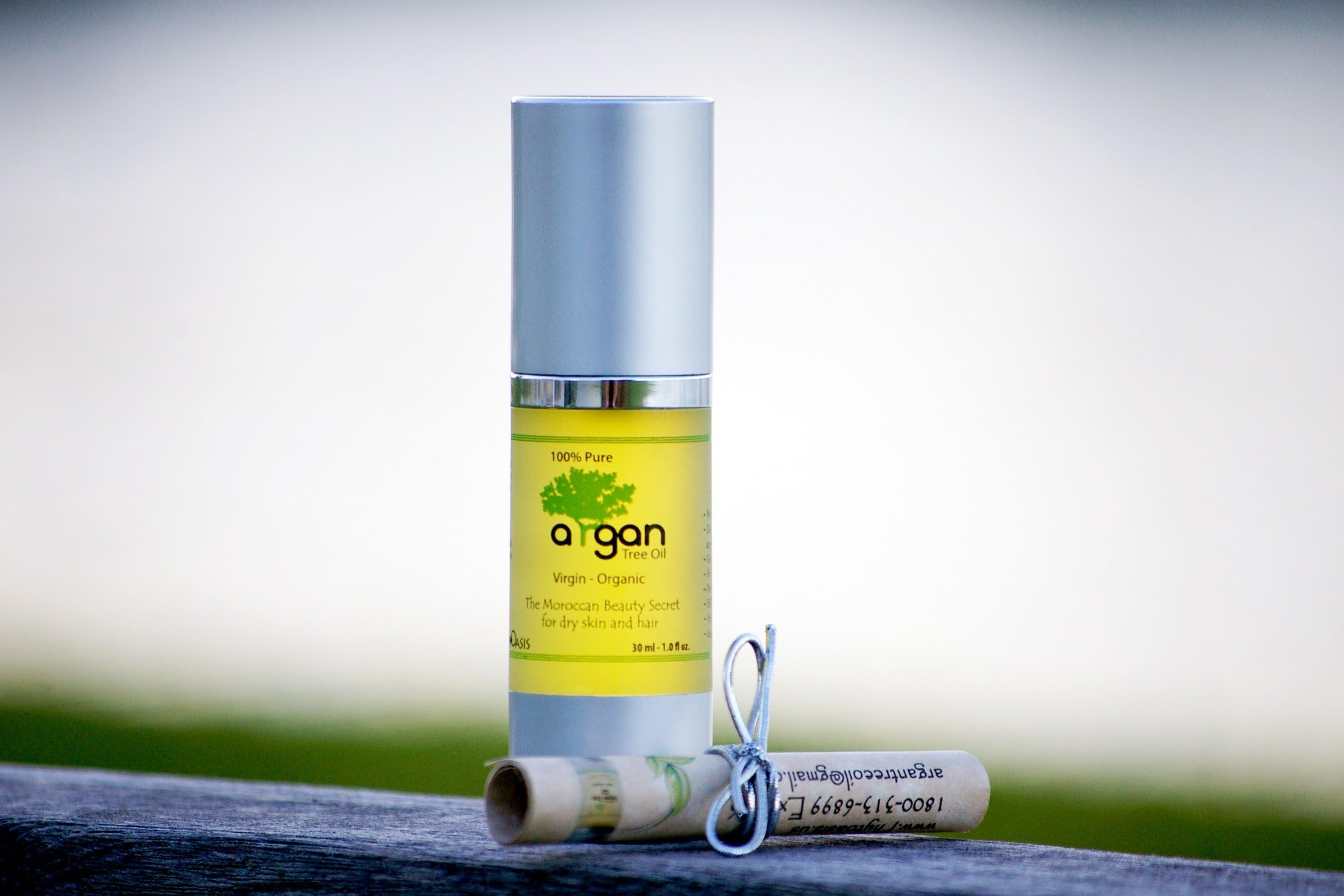 Cold Pressed Argan Tree Oil - Organic Virgin Moroccan oil for Dry Skin & Hair (Gift Wrapped)