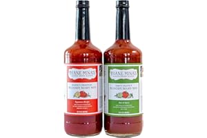 DIANE MINA'S GARDEN GROWN COCKTAIL BLENDS Diane Mina - Diane’s Bloody Mary Sister Pack (2-Pack) | Original & Dirty Mixes | Crafted with Authentic Ingredients | Naturally Low in Sodium, No Sugar Added, Ready to Drink (32 fl oz each)