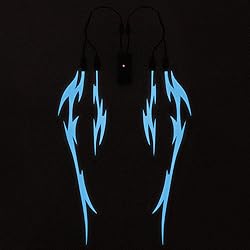 JIGUOOR Unique Flame Shape 4PCS Rechargeable