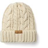 H.SeraMoose Cable Knit for Women Winter Warm Chunky Skull Cap Cold Weather Fleece Lined Thick Fold Cuff Beanie Hats 2026