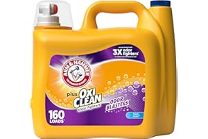 Arm & Hammer Plus OxiClean Odor Blasters Fresh Burst, 160 Loads Liquid Laundry Detergent, 208 Fl oz