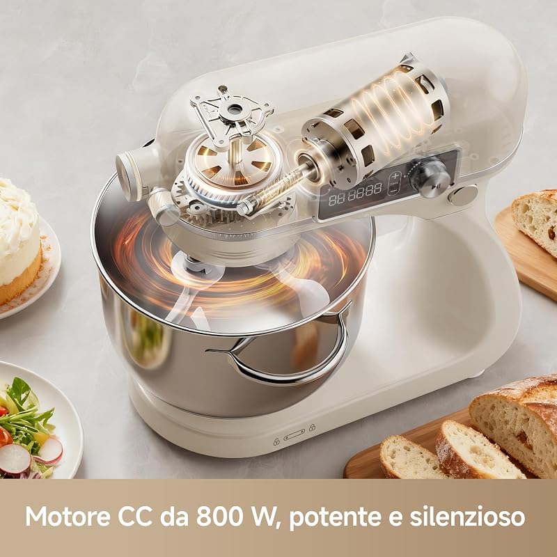 BioKnead Robot da Cucina, 12 Velocità Precise
