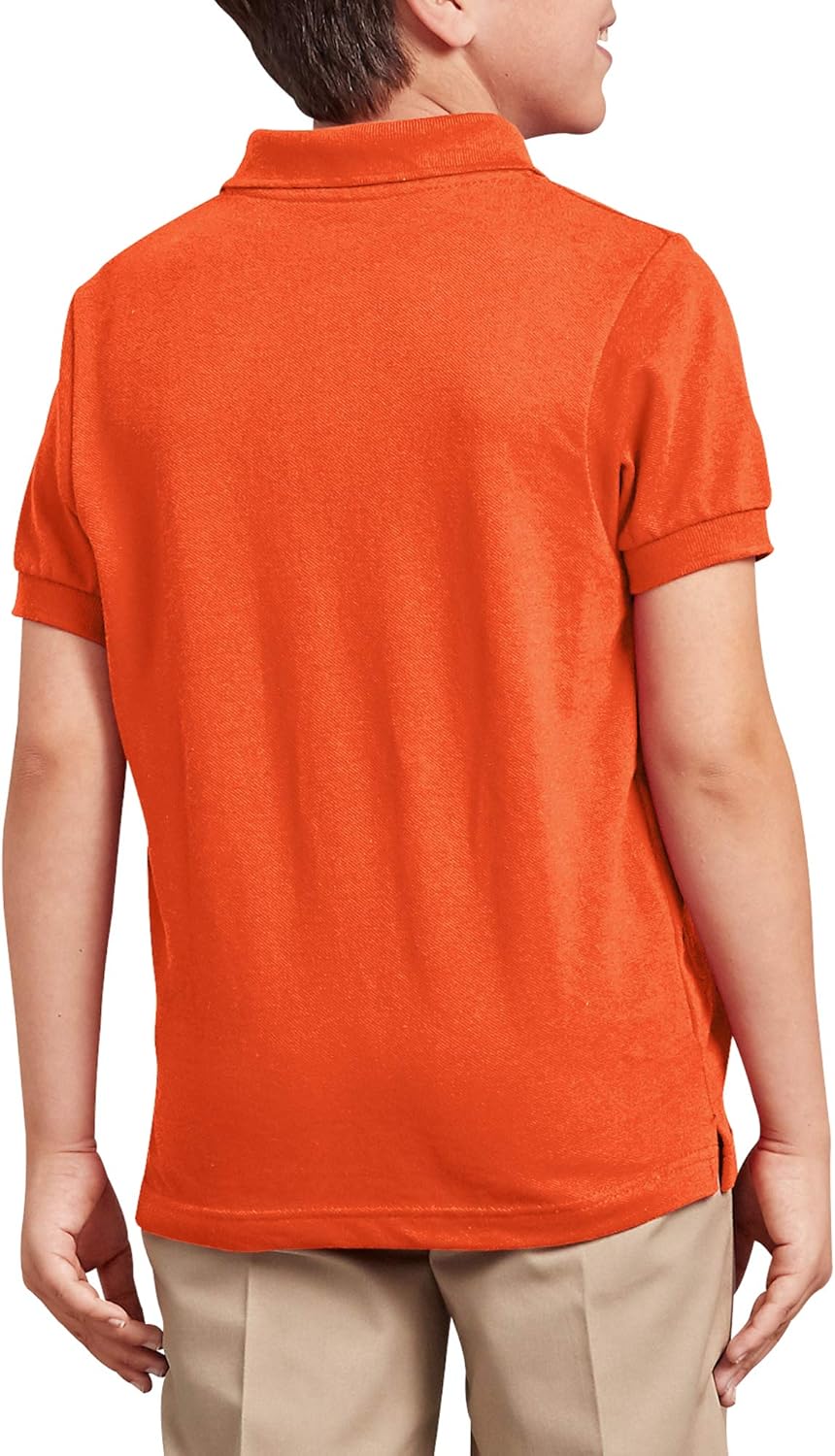 Dickies Boys' Short Sleeve Pique Polo: Clothing