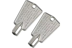 TUAIC 2PCS 216702900 Freezer Door Key Replacement for Frigidaire Kenmore GE Freezer - Replaces PS1991481, AP4071414, PS2061565, AP2113733, 06599905, 08037402,12849(Metal)