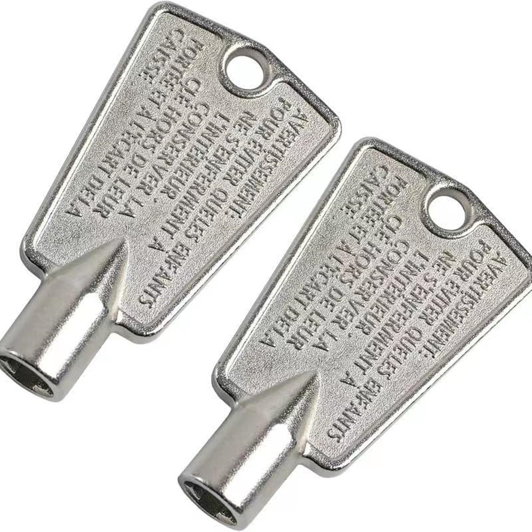 Photo 1 of 2PCS 216702900 Freezer Door Key Replacement for Frigidaire Kenmore GE Freezer - Replaces PS1991481, AP4071414, PS2061565, AP2113733, 06599905, 08037402,12849(Metal)