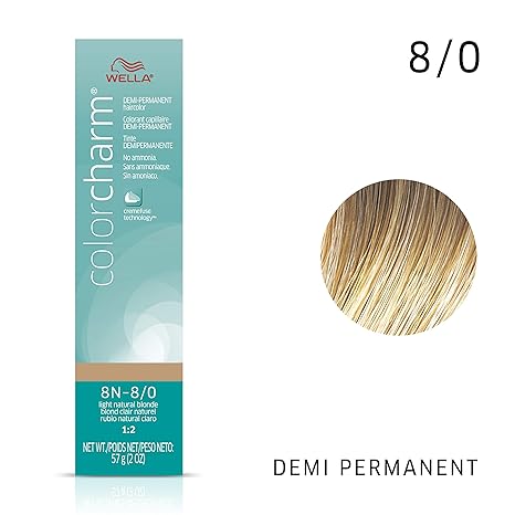 Buy 8n 8 0 Light Natural Blonde Demi Permanent Hair Color By