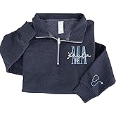 Chillever Personalized Embroidered Nurse Sweatshirt for Women, Custom Name & Specialties (ER, RN, NP, L&D), Nurse Gifts