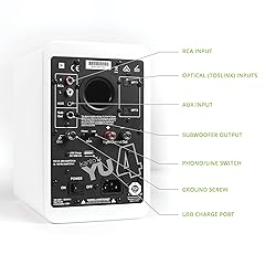 Kanto YU4MW Powered Speakers with Bluetooth and