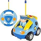 Best Choice Products Kids 2 Channel Beginners Remote Control Cartoon Police Car