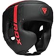 RDX Boxing Headgear, MMA Training, Adjustable Padded Kara,Muay Thai Headgear, Kickboxing, Sparring, Martial Arts, Karate, Taekwondo Helmet