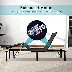 HUAHOME Twin XL Electric Adjustable Bed Base