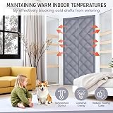 Homebay Magnetic Thermal Insulated Door Curtain Thick Oxford Fabric Auto-Closure view 5