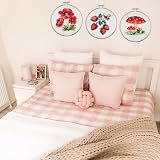 Trimits 3PK Cross Stitch Kits Beginners Embroidery 13x13cm Toadstool view 6