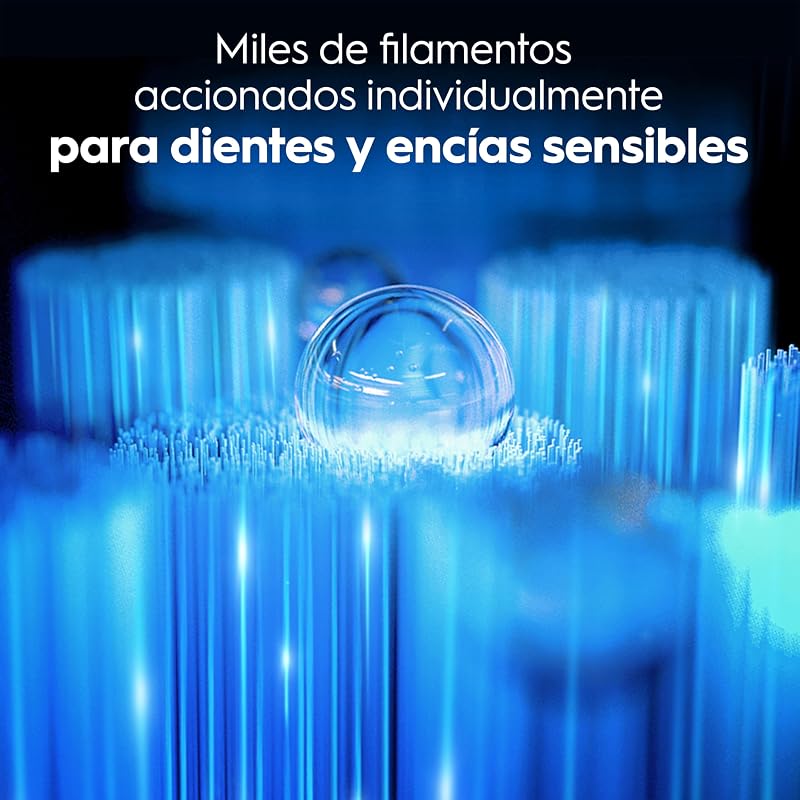 iO 3 Cepillo de Dientes Eléctrico con 3 Cabezales, Negro