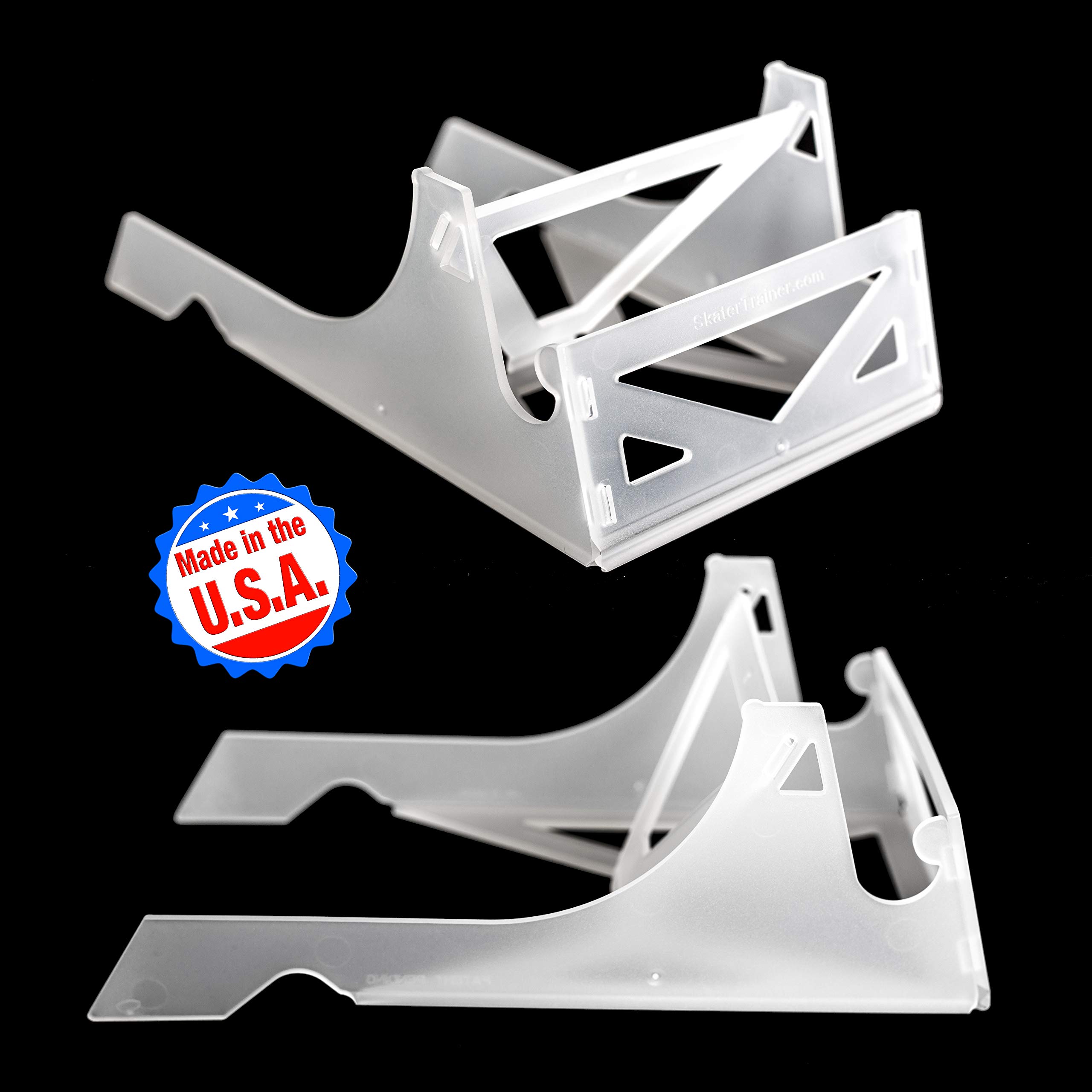 Origami Skateboard Stand- A Skate Board Holder by Skater Trainers - Store and Display - Keep Boards Off The Wall - A Great Rack Display for That Made in The USA - Parents Love These