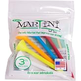 ProActive Sports Martini Golf Tees - Virtually Unbreakable Durable Plastic