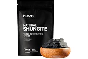 MUARO Shungite Stones Karelian Rocks (1/2 lb (227 Grams))