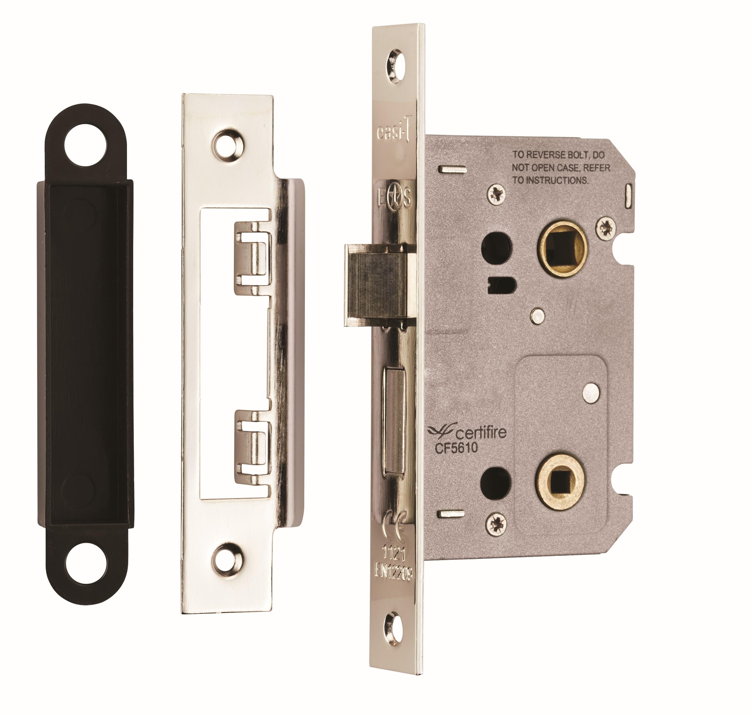 Carlisle Brass BAE5025NP Radius Bathroom Lock 64mm Nickel Plated