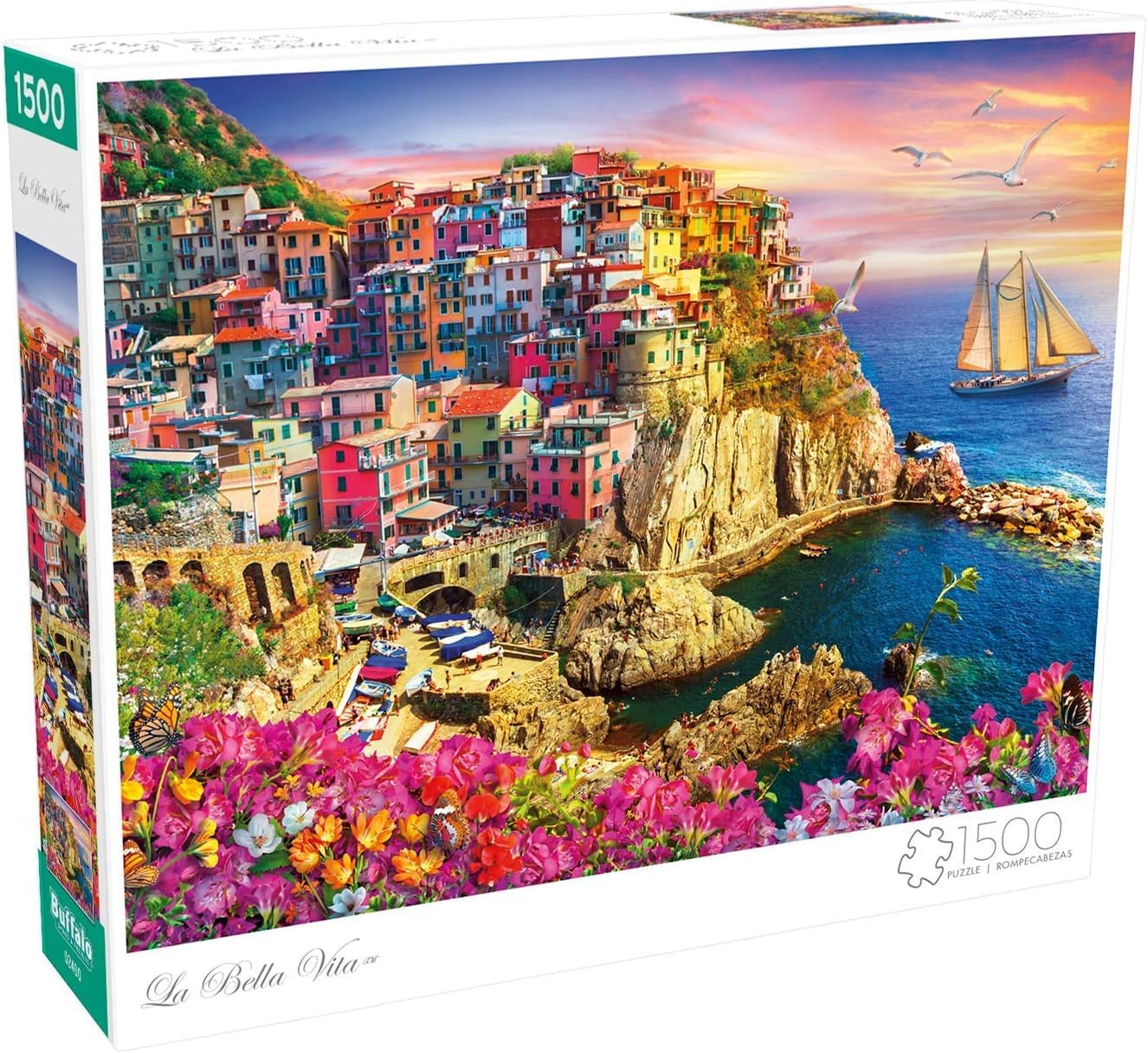 Photo 1 of Buffalo Games - Eduard - La Bella Vita - 1500 Piece Jigsaw Puzzle for Adults -Challenging Puzzle Perfect for Game Nights - Finished Size is 38.50 x 26.50