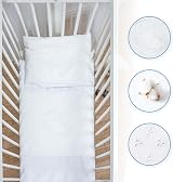 Baby Comfort 2 Piece Bedding Set Moon White 80x70 cm Duvet Cover Pillowcase view 3