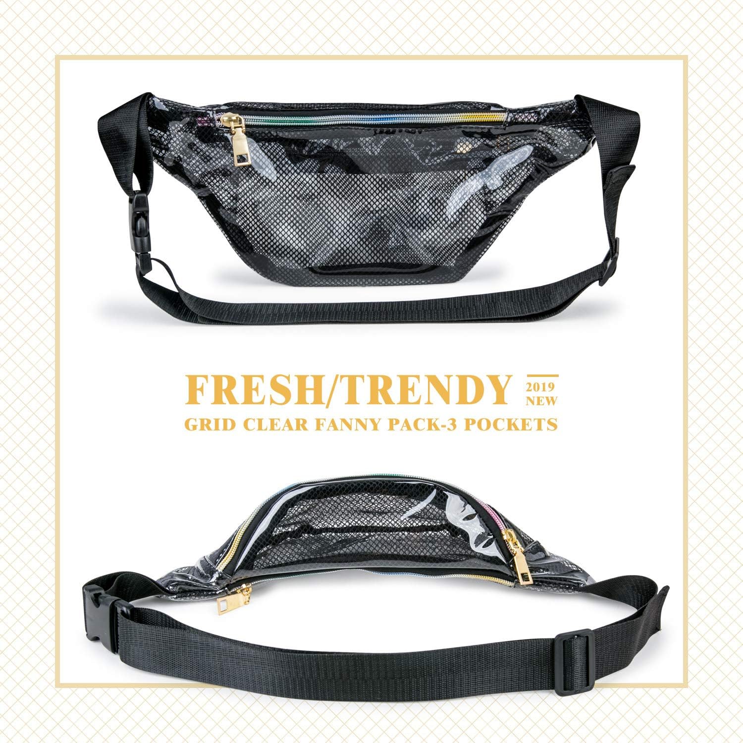 clear fanny pack in store