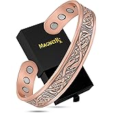 MagnetRX® Magnetic Copper Bracelets for Men – Effective 99.9% Pure Copper Bracelet for Men – Adjustable Copper Magnetic Bracelets (Viking)