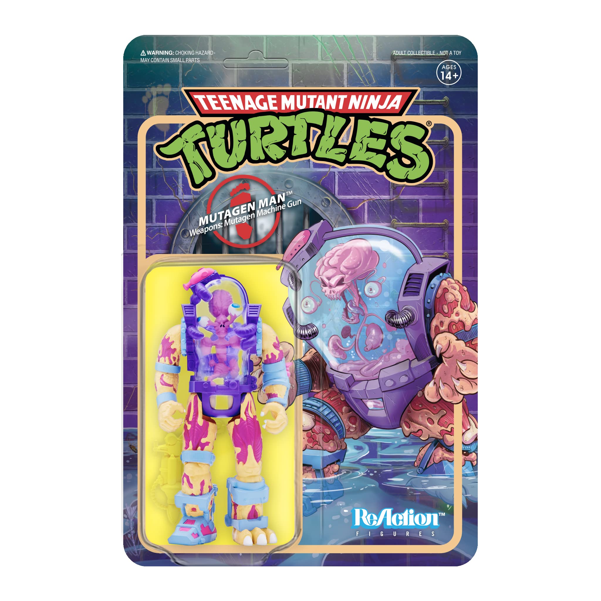 SUPER7 Teenage Mutant Ninja Turtles Mutagen Man 3.75 in Reaction Figure — image 1