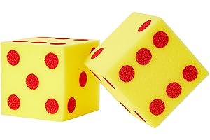 Learning Resources LER0411 Giant Soft Cubes Dot 2/pk 5 Inch Cube Square
